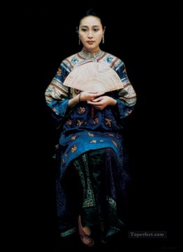 中国の女の子 Painting - 荀陽の中国人チェン・イーフェイ少女の思い出